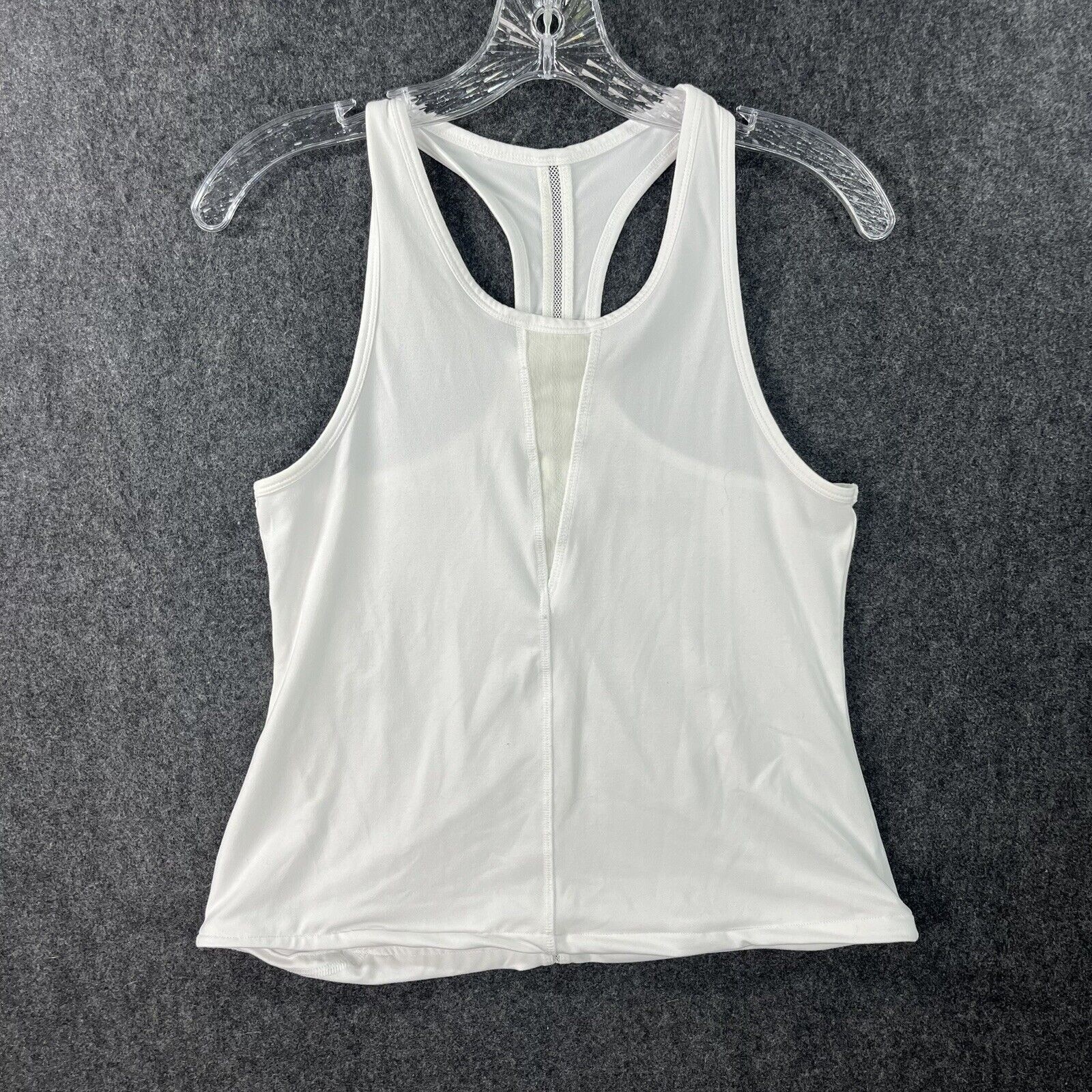 Zyia Active Tank Top Women's Small White Racerback Breathable Lightweight Shirt